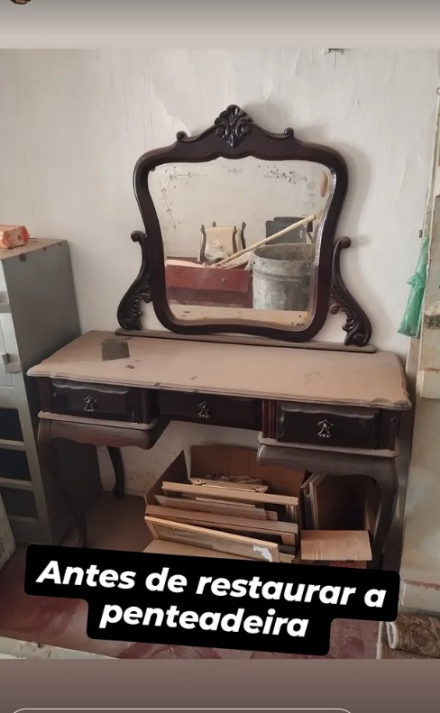 Cadeira antes da restauração